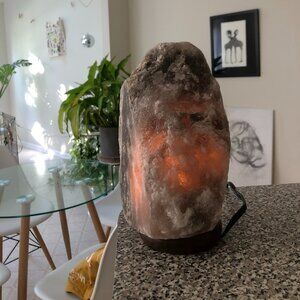 GREY Himilayan Salt Lamp
